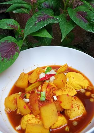 Foto resep Tahu Kentang Tongseng Kuning (MENU DIET SPESIAL)