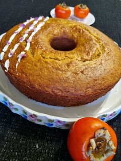 عکسی از دستور کیک خرمالو