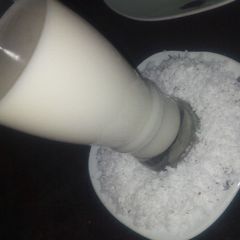 A picture of Coconut, banana and milk snoothy.