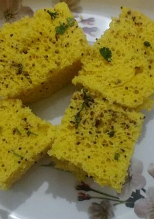 A picture of Dhokla.