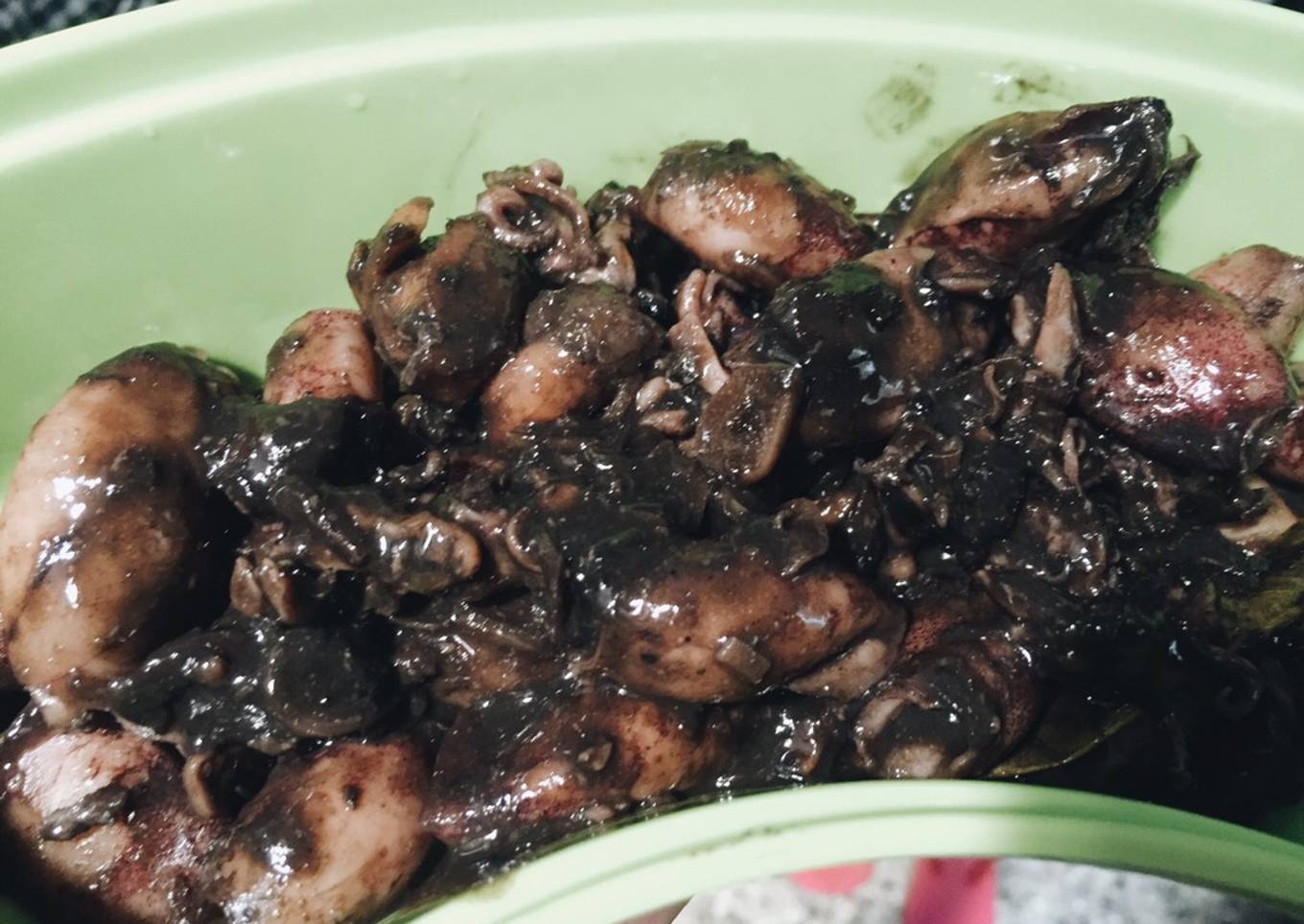 Cumi saus asam manis hitam