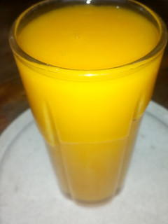 A picture of Mango juice# local food contest kisumu#.