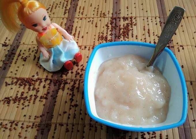 Simple Way to Make Homemade Healthy Ragi Porridge For Kids