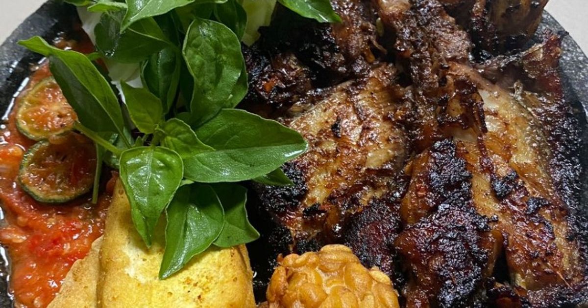 Mujaer bakar teflon bumbu instan