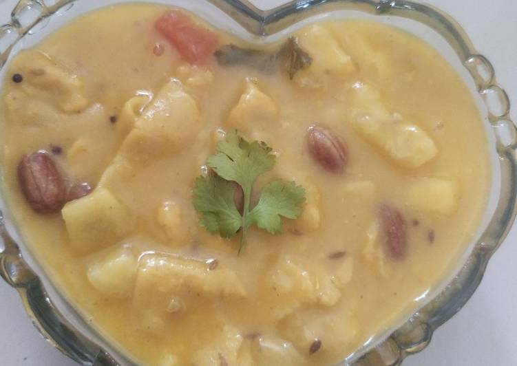Get Healthy with Fruit dal dhokli