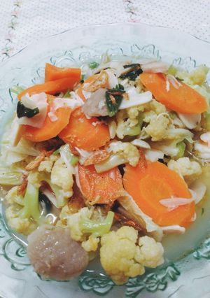 Foto resep Capcay kuah