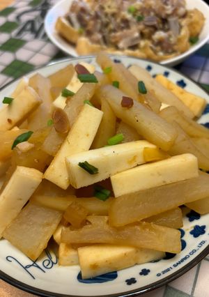 麵醬白蘿蔔魚片 的食譜成品照片
