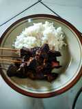 Sate jeroan sapi