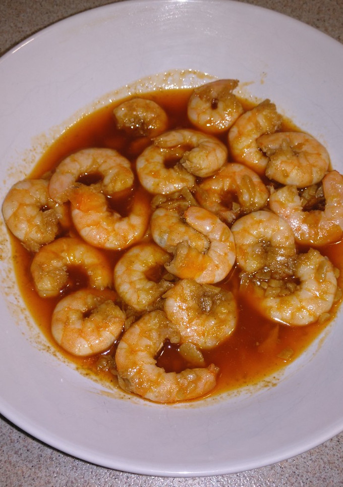 Una foto de Gambas al ajillo a mi estilo en MC