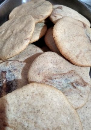 Una foto de Galletitas marmolas