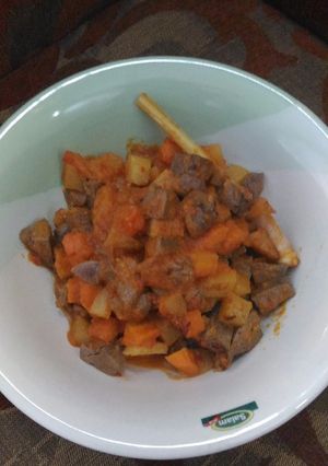 Foto resep Sambal Goreng (kentang, wortel, rempela ati)