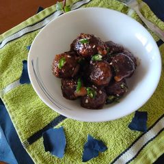 A picture of Veg Manchurian.