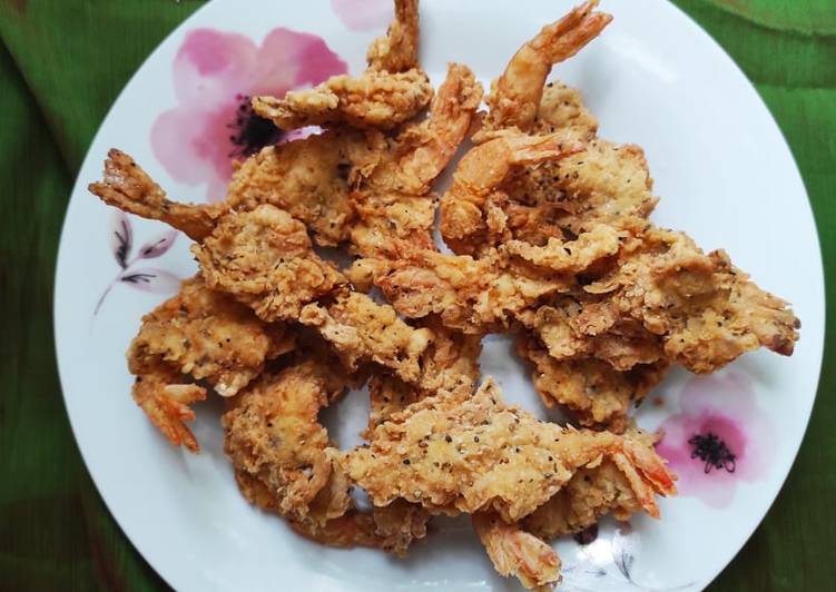 Resep Crispy Fried Shrimp, Enak
