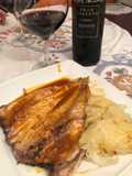 Dorada a la espalda