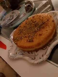 صورة لوصفة تشيز كيك البسبوسة لذاذذة ما صارت