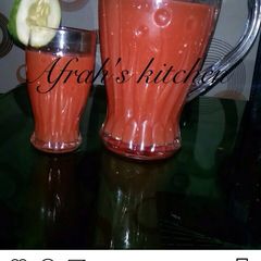A picture of Mixed fruits juice.