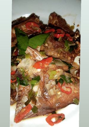Foto resep Ikan asin pedas