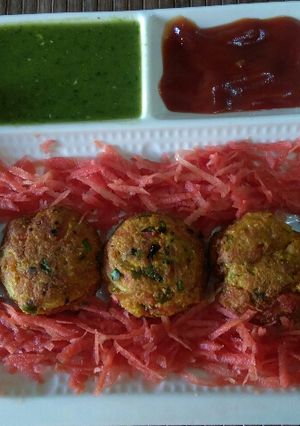 A picture of Carrot Bonda.