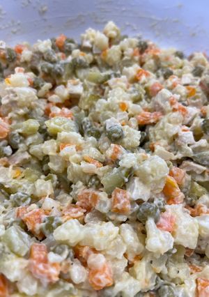 A picture of Vegetarian Salad Olivye.