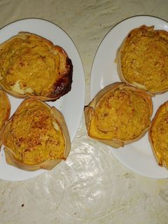 Una foto de Pastelitos individuales de choclo