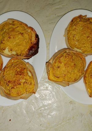 Una foto de Pastelitos individuales de choclo