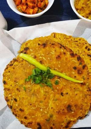 મલ્ટીગ્રેઇન દૂધી થેપલા રેસીપી મુખ્ય ફોટો
