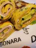 Wrapy z omletów ziołowych