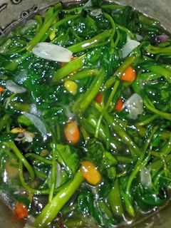 Foto resep Tumis kangkung rice cooker