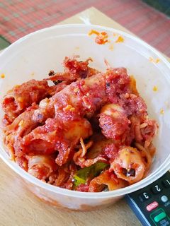 Foto resep Cumi asin balado