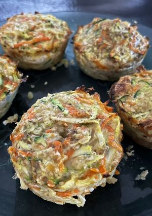 Una foto de Tortitas de verduras