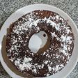 Bizcochuelo de naranja y manzana;con azúcar mascabo