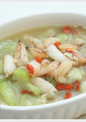 蟹管肉絲瓜 的食譜成品照片