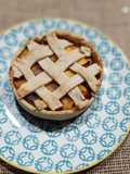 Tarta Pie de nectarinas