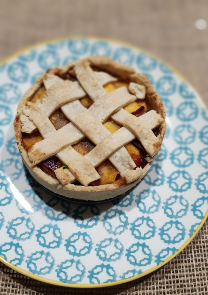 Una foto de Tarta Pie de nectarinas