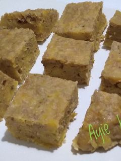 Foto resep 03. Bolu pisang tanduk oat kukus