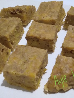 Foto resep 03. Bolu pisang tanduk oat kukus