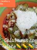 Calabazas con elote
