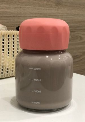 Hình của món Sữa đậu đen - hạt kê - hạnh nhân.