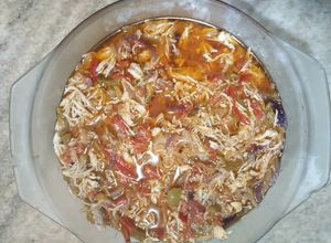 Una foto de Pollo en escabeche Paulita