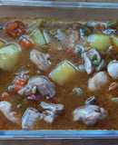 207. Pollo con menestra