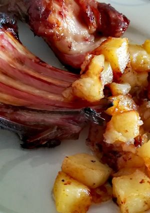 Una foto de Cordero al horno