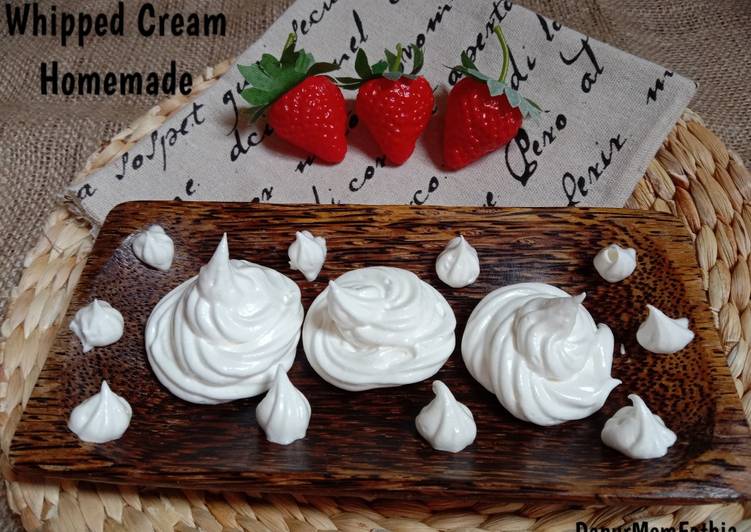 makanan Whipped Cream Homemade yang Bikin Ngiler