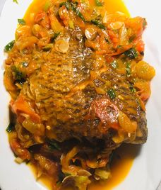 cá rô phi cà chua