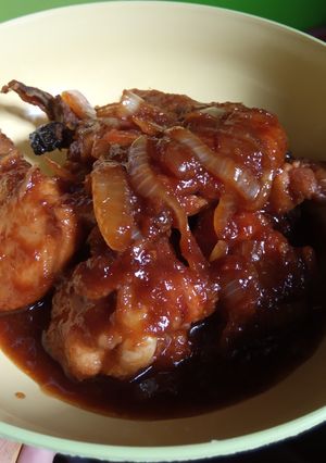 Foto resep Ayam goreng kecap pedas