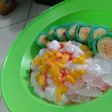 Es Pisang Ijo Simpel dan Empuk Berhari-Hari