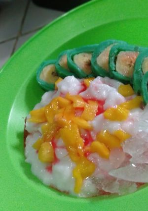 Foto resep Es Pisang Ijo Simpel dan Empuk Berhari-Hari