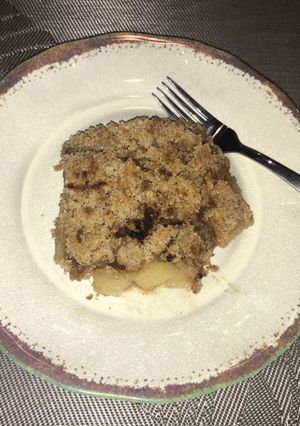 Una foto de Postre fácil de manzana
