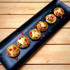 A picture of Masala chat tart.