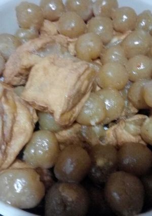 Foto resep Tahu isi cilok teri medan pedas
