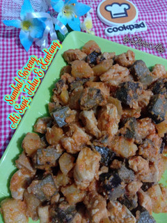 Foto resep Sambal Goreng Ati Sapi, Tahu & Kentang